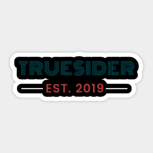 TRUE SIDE OF CRIME TRUESIDER Sticker